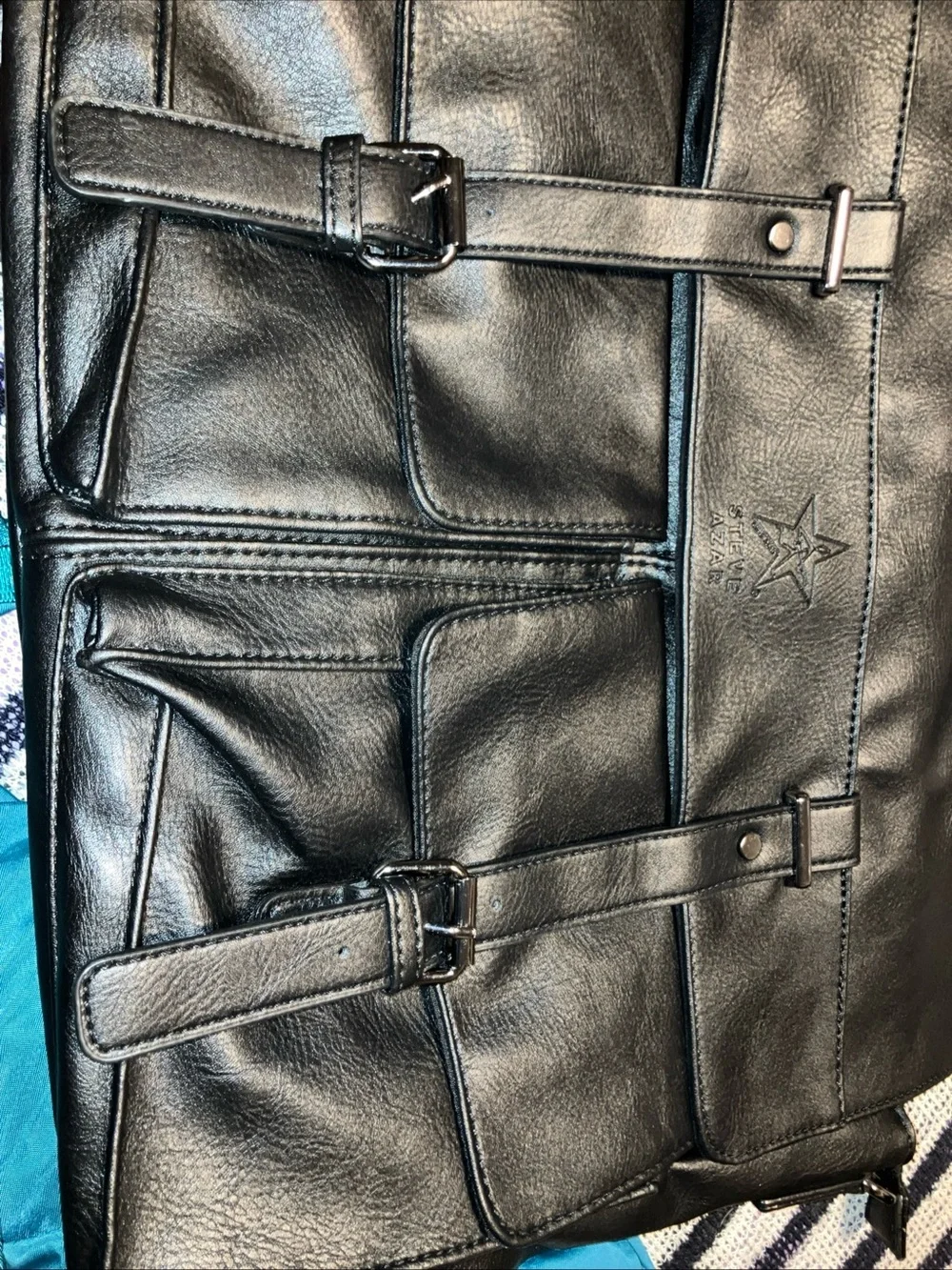 NWT Steve Azar musicians briefcase , 100% genuine leather, special edition